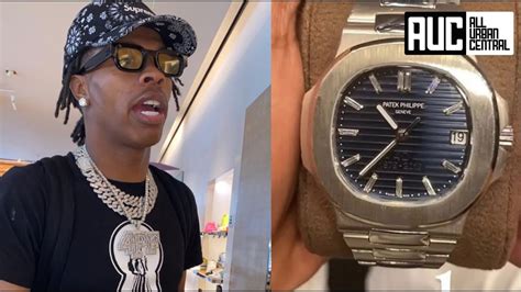 lil pump fake watch|lil baby watch.